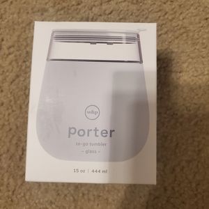 W & P 15 oz Porter To-Go Tumbler Glass Cup